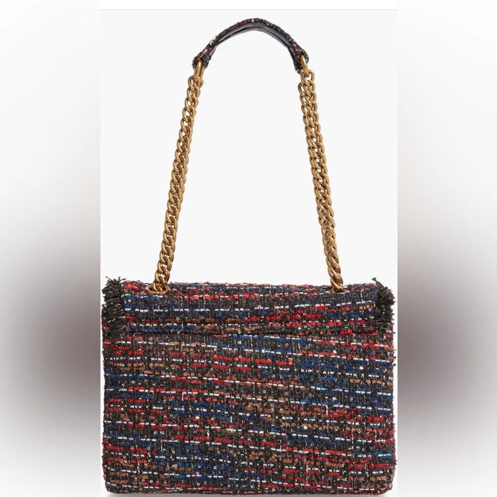 Kurt Geiger Large Kensington Tweed Shoulder Bag - Picture 2 of 2